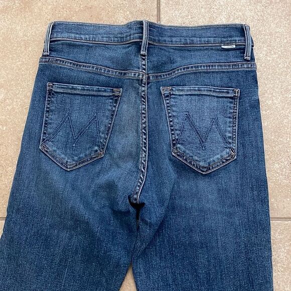 Mother Stunner Zip Ankle Step Fray Walking on Coals Jeans - Picture 5 of 7